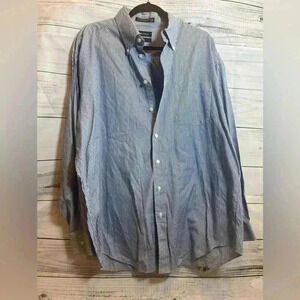 Nautica mens 80s 2 ply long sleeve dress shirt